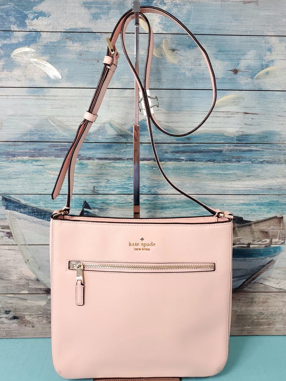Kate Spade On Purpose Swingpack Saffiano Crossbody PINK